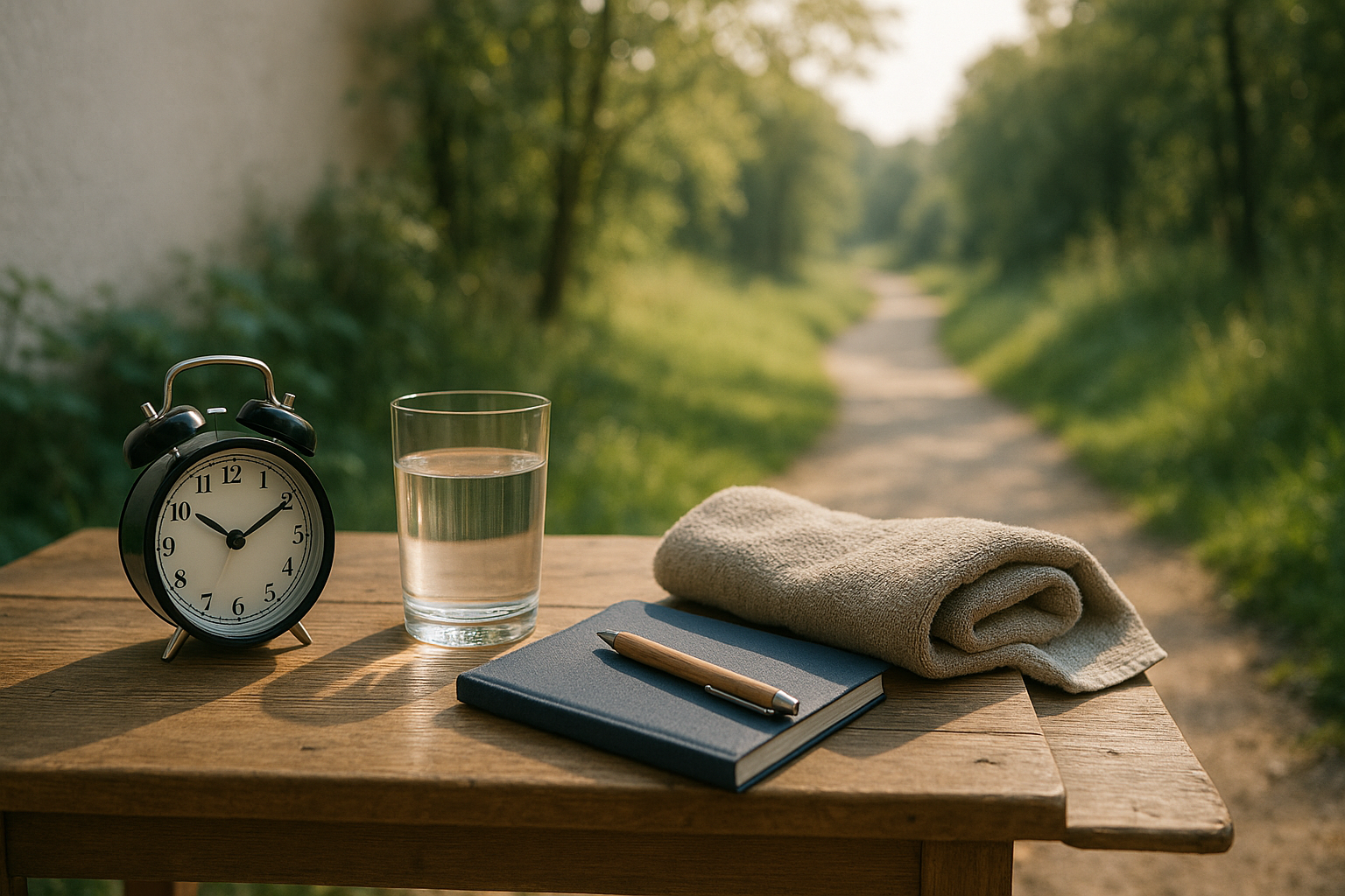 Discreet editorial setting for a men's wellness article.